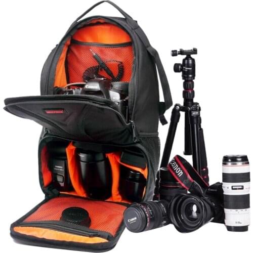 Professional For iPad Sony Nikon Canon Camera Video Bag DSLR Camera Bags for Xiaomi Gopro SJCAM Action Cam Sports Backpack
