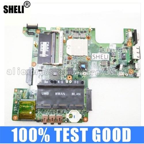 SHELI for Dell INSPIRON 1526 Laptop Motherboard 48.4W001.011 CN-0C7M2F 0C7M2F C7M2F Notebook Pc Mainboard 100% Test Ok DDR3