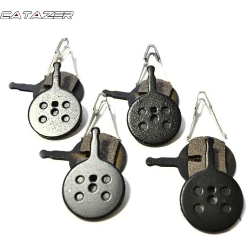 Catazer 8 Pieces Bike Disc Brake Pads Semi Metallic MTB Mountain for Avid Bb5 with Spring Bicycle Accessories