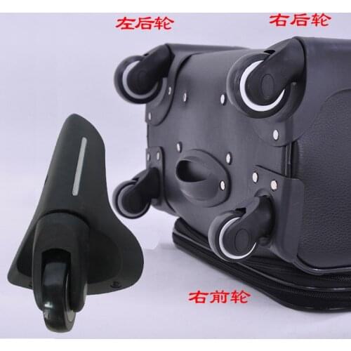 Universal Luggage wheel accessories repair mute 24 inch suitcase wheel lock box Rubber luggage hardware