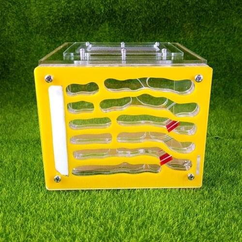 Yellow Ant Nest Acrylic Large Moisturizing Ant Farm Pet Ant Castle Workshop Home Can be Layered Insect Supplies