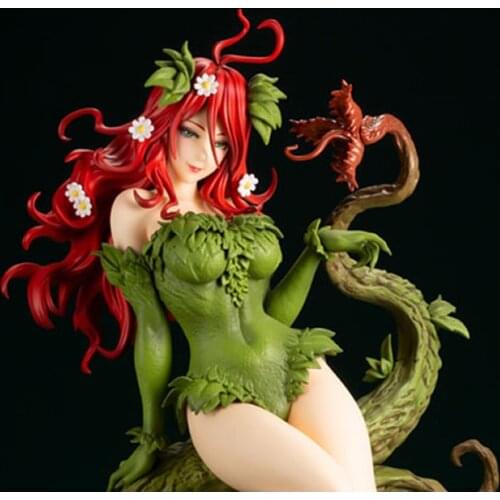 1/7 COMICS Bishoujo UNIVERSE Poison Lvy Returns Unpainted GK Figure Unassambled Resin White Model Kit
