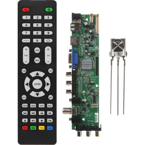 1 Set New A81.2.PA V56 V59 Universal LCD Driver Board Support DVB-T2 TV Boards 3663