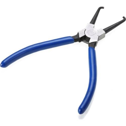 Iron Rubber Fuel Hose Gasoline Pipe Buckle Removal Blue Handle Caliper Joint Pliers Fits For Automobile Repair