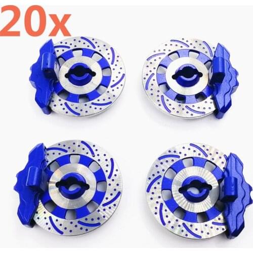 20Pieces Unlimited Desert Racer (UDR) Adapter Alum. Wheel Hex Hub Brake Disc + Caliper Disc OP Accessories For 1/7 Traxxas UDR