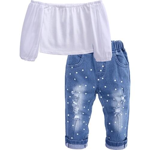 2021 Autumn Summer Toddler Baby Clothing Sets Children Clothes Kids T-shirt + Pant 2Pce Suit Fashion Girls Outfits Set 2-7 Years