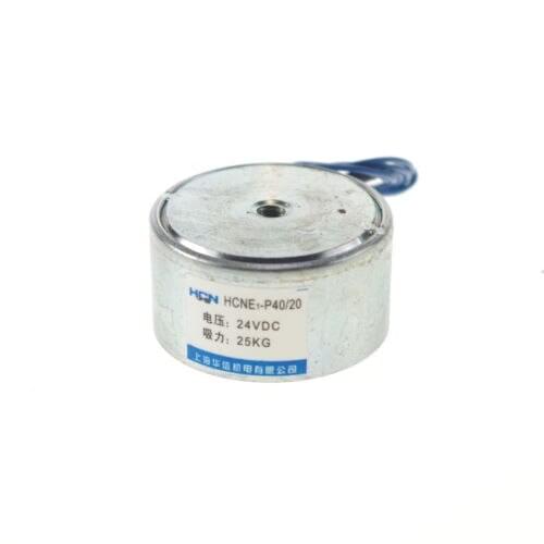 24V 12V 40mm OD Holding Electromagnet Lift 20kg Solenoid x 1