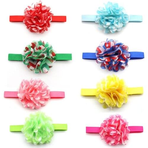 30/50 Pc Dog Grooming Product For Small Medium Dog Cat Bow Ties Lace Flower Dog Bow Tie Necktie Pet Dog Supplies Dog Accessories