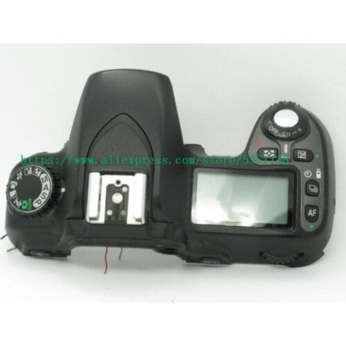 95%New original D80 top cover for nikon D80 open unit with top lcd screen camera repair part