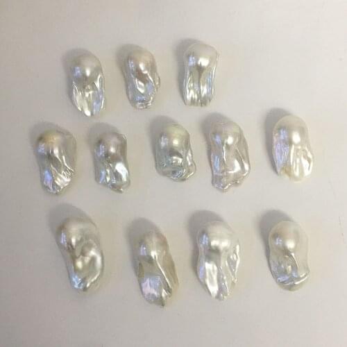 FREE SHIPPING,high quality AAAAA BIGGEST BAROQUE NATURE loose pearl ,half hole, length 30-42 MM