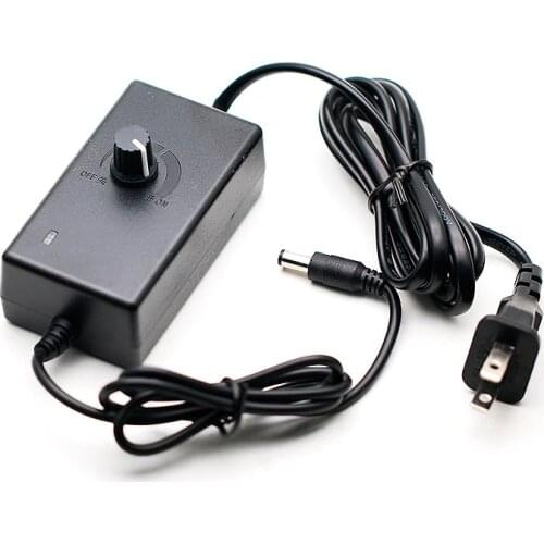 DC Cooling Fan Speed Controller AC 110V-220V to DC 12V 3A Max,Adjustable Speed Regulated Power Supply 3A