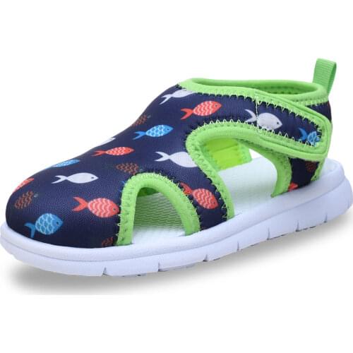 Childrens Day Gift Summer Kids Baby Girls Boys Non-slip Outdoor Sneakers Soft Sole Hook Beach Sandals Children Sandals Girls