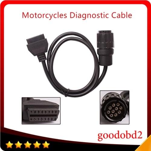 For BMW ICOM D Cable Motorcycles Cable Motobikes Diagnostic Cable 10Pin Adaptor work with BMW ICOM or BMW ICOM A2 A3