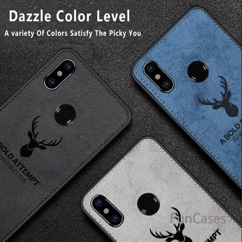 For Xiaomi Mi A2 Lite Case Cloth Deer Cover For Xiomi MI 8 Lite SE Explorer Max 3 MIX2S Case For Redmi 6 6A Pro mix3 Note 5 Pro