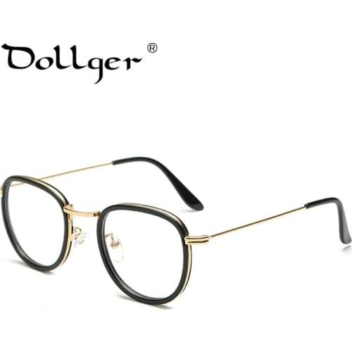 Dollger Women Vintage Clear Lens Eyeglasses Frame Retro Round Women Eyewear Nerd Glasses s1564