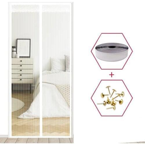 Summer Magnetic Anti Mosquito Insect Fly Bug Curtains Mesh Net Automatic Closing Door Screen Kitchen Curtains