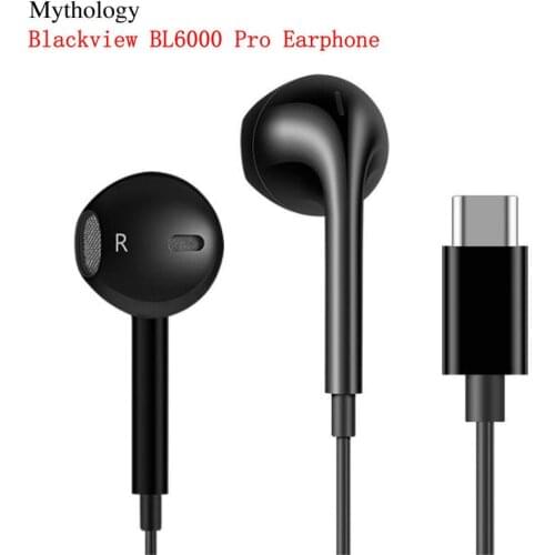 Mythology for Blackview BL6000 Pro Earphone Headset Original Headphone Type C Earphone Type-C Jack Cable