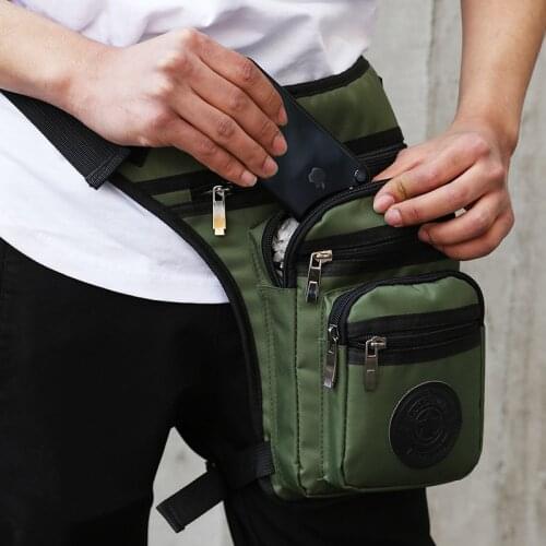 Mens Riding Waist Leg Bag Multi-Function Tactical Army Mountaineering Outdoor Fishing Bags Sports Messenger Sling Chest Bag Hot