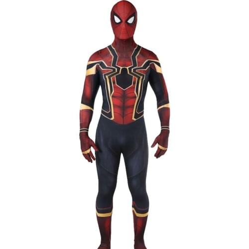 Male/Female/Kids Dark Iron Costume 3D Printed Cosplay Halloween Costume Homecoming Spandex Lycra Zenzai Suit Halloween Costume