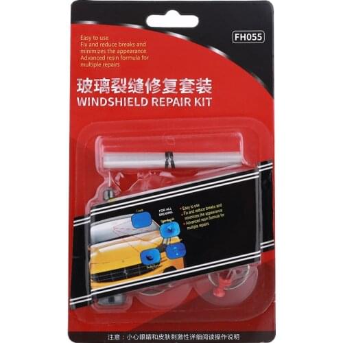 Windshield restorer car glass crack repair kit tools Glass Repair Kit Glass Replacement Windscreen Installation crack Restore