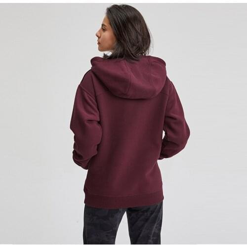 NWT 2020 Woman Sport FLEECE Outdoor Sport Fitness Workout Hoodie Women Warm Hipss Athletic Running Trainning Sweatshirt