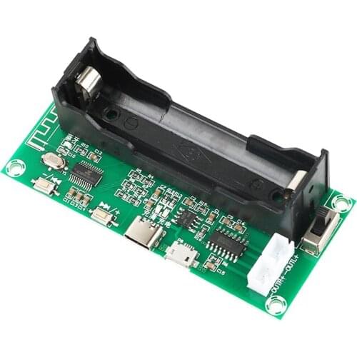 Xh-a153 lithium battery Bluetooth power amplifier board dual channel low power DIY manual active speaker 5W + 5W