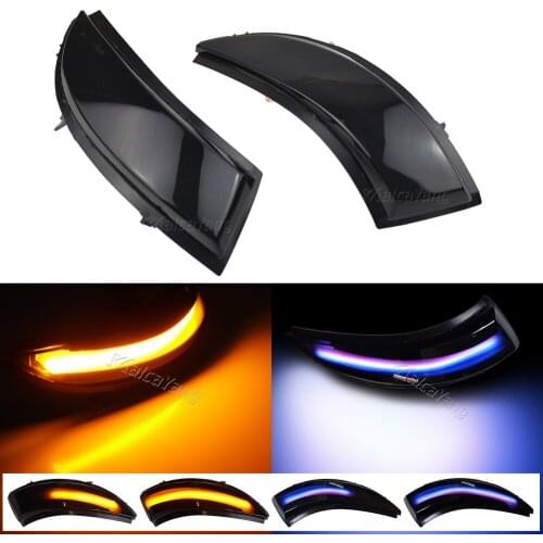 For Renault Captur Kaptur Clio IV MK4 13-18 Dynamic Turn Signal Light LED Side Rearview Mirror Sequential Indicator Blinker Lamp