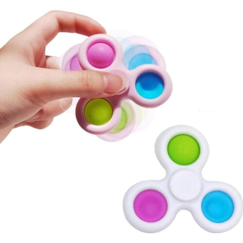 Bubble Gyro Simple Dimple Small Fidget Toys Fidget Toys Stress Relief For Kids Adults Early Educational Finger Gift