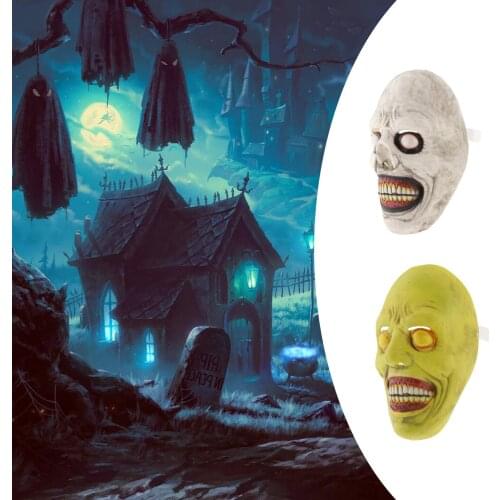 Horror Mask for Adults Play Costume Masques Ghost Scary Masks Latex Halloween Masquerade Cosplay Props