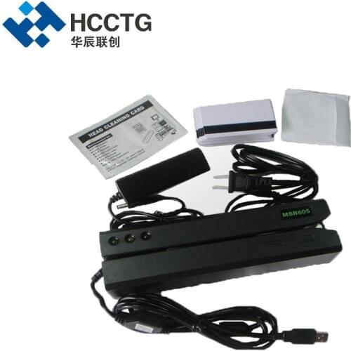 Track 1/2/3 MSR USB Card Magnetic Reader/Writer -MSR605