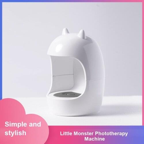 1 Pcs Mini Nail Dryer Little Monster Look UV Lamp Fast Drying Phototherapy Machine Baking Lamp For Gel Polish Nail Art Tool
