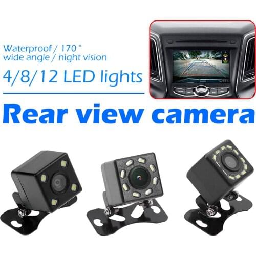 IP66 Universal Car Rear View Camera LED Night Vision Waterproof Parking Camera Scope of Application Camper and Minivan