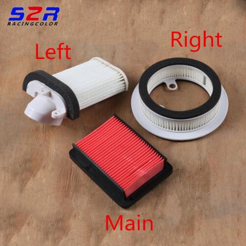 Complete Set Of Intake Air Filter Pod For Yamaha TMax530 XP530 2012 2013 2014 2015 Air Grid 3 Pcs Cleaner AirFilter