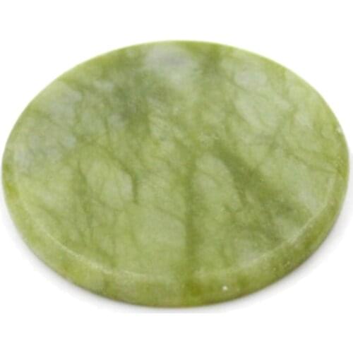 1pc 5cm Eyelash Extension Glue For Round Jade Stone Adhesive Pallet Stand Holder Makeup Tool