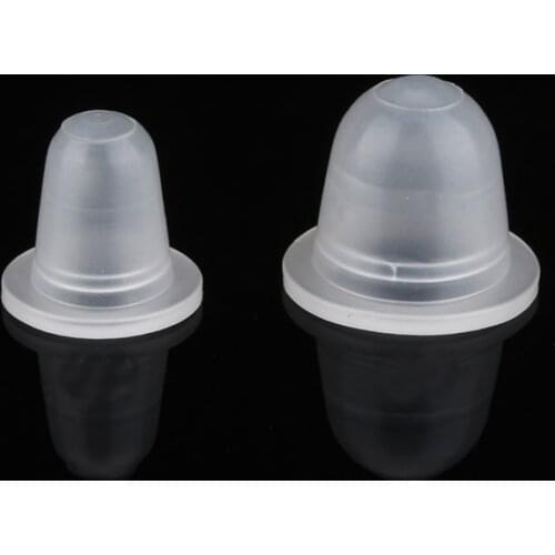 100pcs Disposable Rubber Tattoo Ink Cups Pigment for Tattoo 3d Permanent Make up Accessory Machine Caps Supplies
