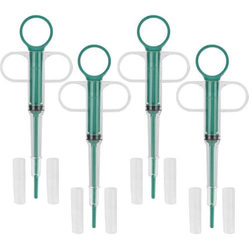 Pet Cats Dogs Medicine Syringe Tablet Pill Gun Piller Push Dispenser Medicine Water Milk Syringe Dog Cat Tube Feeder Tools