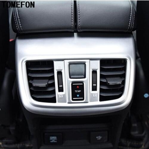 ABS Chrome Car Glove Storage Box Lock switch Cover Trim Decoration Frame Cover FOR HONDA URV UR-V 2017