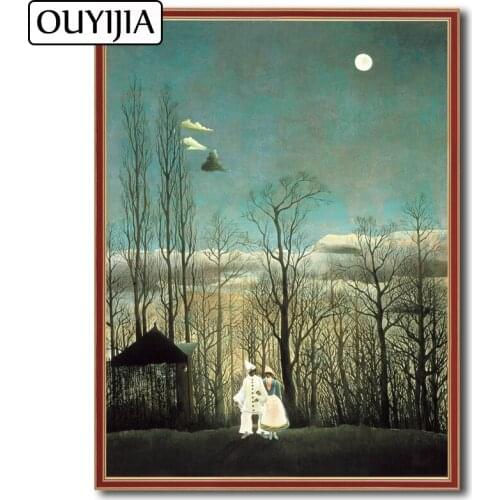 5D DIY Diamond Painting Full Square OUYIJIA Picture Of Rhinestone Embroidery Rousseau Famous Painting For Sale Diamond Mosaic