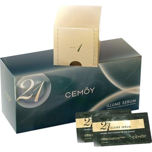 Original Cemoy 21 Day Illume Serum 2ml*21Pack Healthy Skin Care Essence Repair Daytime Damage Awaken Face Support Skins Radiant