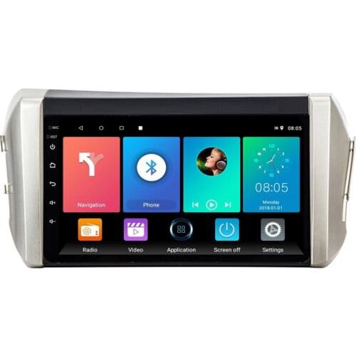 Toyota INNOVA 2015 2016 2017 2018 2 din Adroid 8.1 Car Radio Stereo WIFI GPS Navigation Multimedia Player head unit For