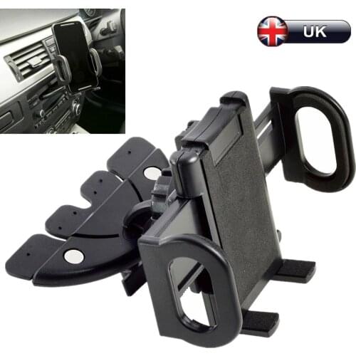 Car Universal Expandable Mount Phone Holder CD Slot Charging Dock Stand Station Charger Holder For IWatch IPhone XS 6 7