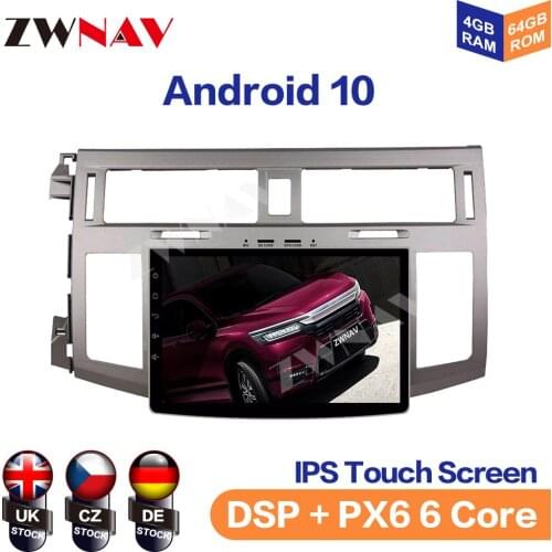 Quad Core Android 10 Car GPS Navigation Radio Multimedia Player for Toyota Avalon 2008 2009 2010 No dvd 2.5D Free MIC