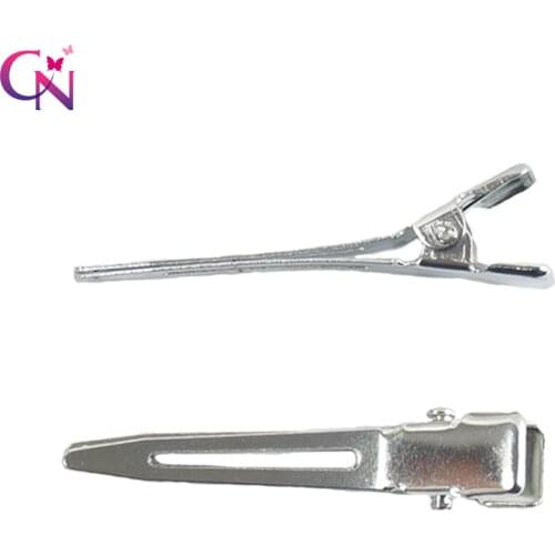 CN 10000Pcs/lot 45mm Single Prong Alligator Clips Without Teeth High Quality Boutique Hair Clips Hairpins For DIY Bow Headwear