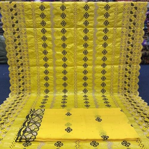 Hot Sale African Bazin Riche Lace Fabric Hot Sela Basin Riche Fabric Embroidered Bazin Brode Fabric Nigerian Lace Fabric 7yards
