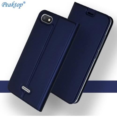 For Xiaomi Redmi 6A Case Cover Peaktop Flip Leather Wallet Xiomi Redmi 6 Pro Coque Flip Kickstand Cover Redmi6 A Pro Phone Cases