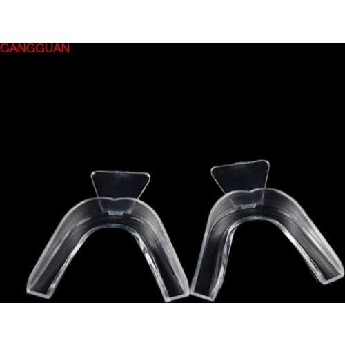 Hot Selling 1 pair New Transparent Thermoforming Mouth Whitening Trays Dental Teeth dental equipment