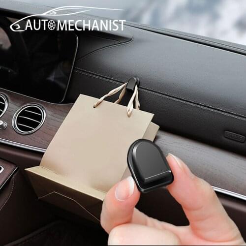 Mini Hook for Car Adhesive Hooks Interior Storage Hanger Holder Rear Seat Backrest Creative Dashboard Hook Car Accessories