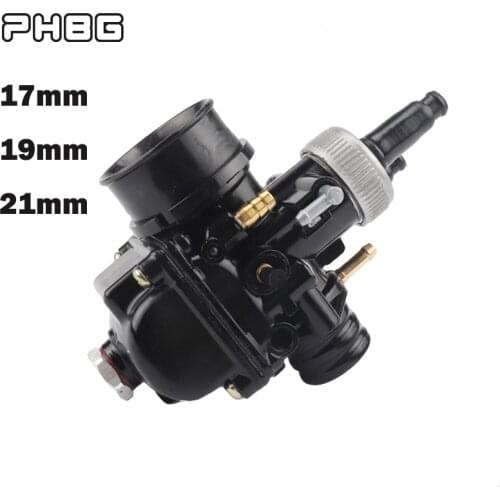Motorcycle Moped Scooter 2T for Dellorto PHBG Racing 17 19 21MM Carburetor Carb with air intake RS50 47cc 49cc GY6