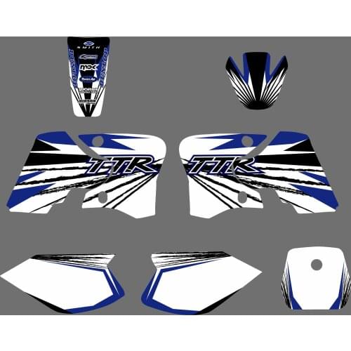NICECNC 1 set Team Background Graphic Sticker Decals Kit For Yamaha TTR90 TTR 90 2000 2001 2002 2003 2004 2005 2006 2007