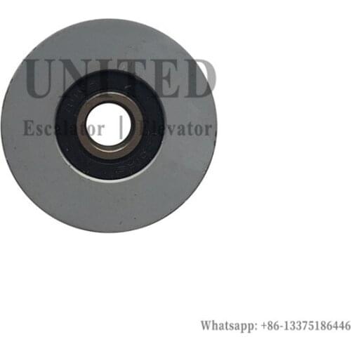 Elevator Door Roller OD56mm W14mm Bearing 6201RS WO Shaft